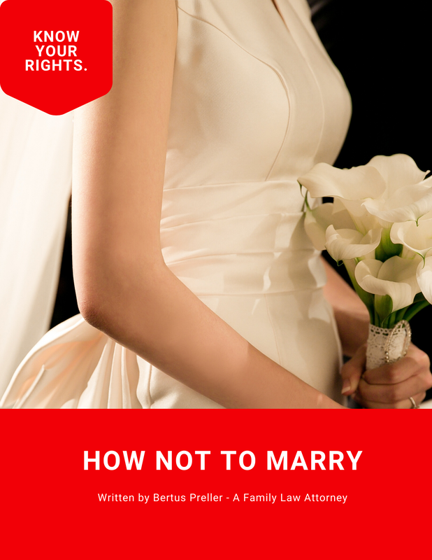 How not to marry